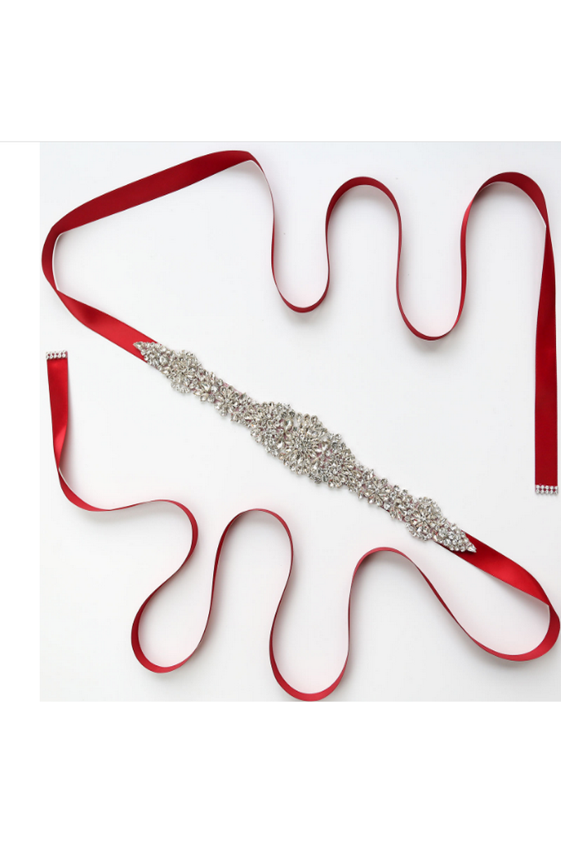 Ceinture satin et strass - France
