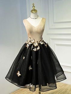 black cocktail dress