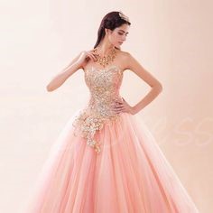 pink wedding dress