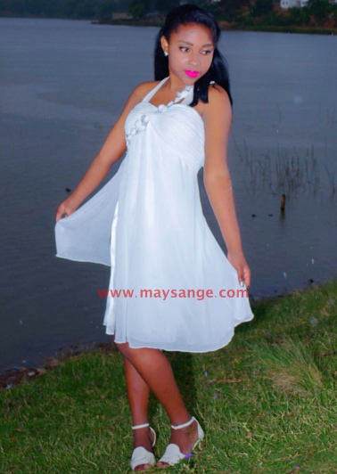 robe de soirée blanche  avis client maysange