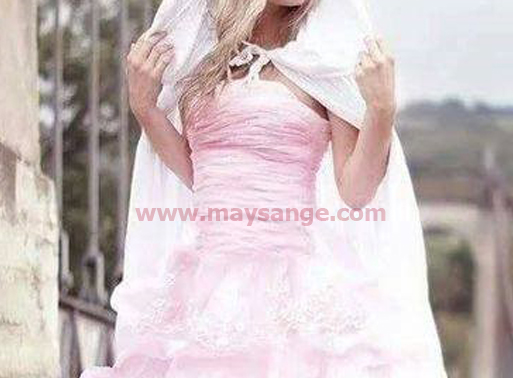 Robe mariage rose